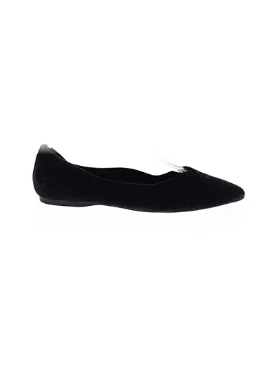 Pre-owned Birdies Flats In Black