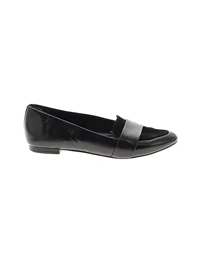 Pre-owned Birdies Flats In Black