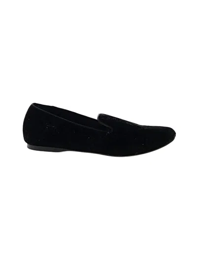 Pre-owned Birdies Flats In Black