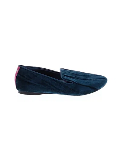 Pre-owned Birdies Flats In Blue