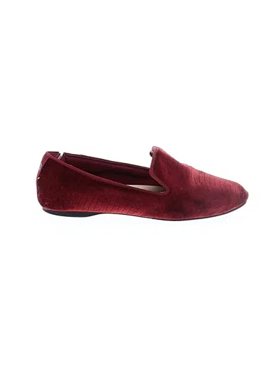 Pre-owned Birdies Flats In Burgundy
