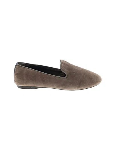 Pre-owned Birdies Flats In Gray