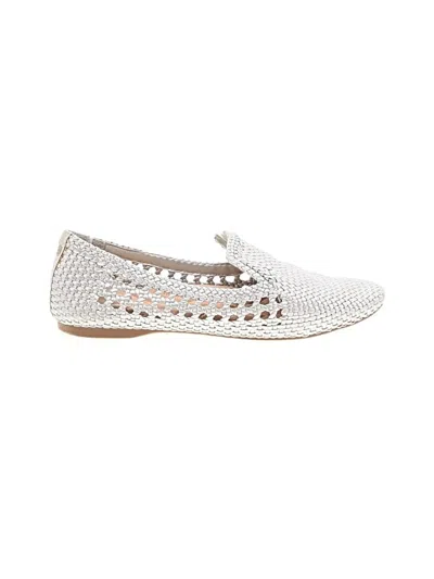 Pre-owned Birdies Flats In White