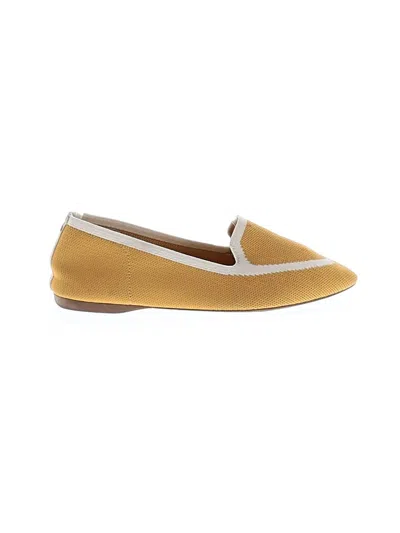 Pre-owned Birdies Flats In Yellow