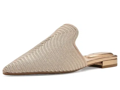 Birdies Goldfinch 15 Mules Braiding Women's Flat Shoes Gold Braiding: 9 M, Polyester In Brown