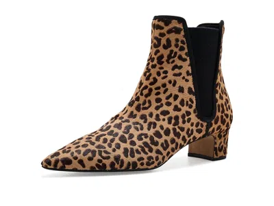 Birdies Goldfinch 40 Chelsea Haircalf Women's Boots Leopardprint Haircalf: 9.5 M, Hair Calf In Brown