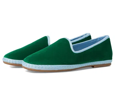 Birdies Heron Velvet In Green