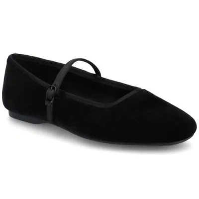 Birdies The Hummingbird Mary Janes Velvet In Black