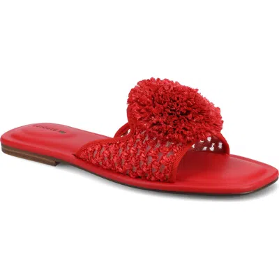 Birdies The Kiwi Pom Sandal In Red