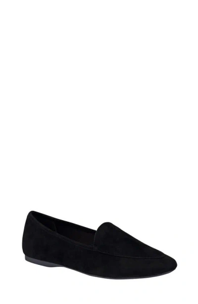 Birdies Vesper Flat In Black Suede