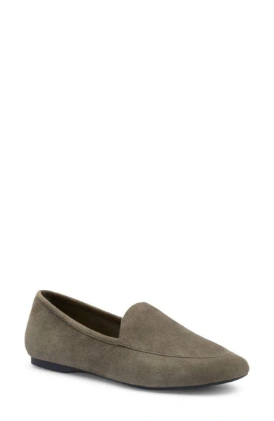 Birdies Vesper Flat In Sage Suede