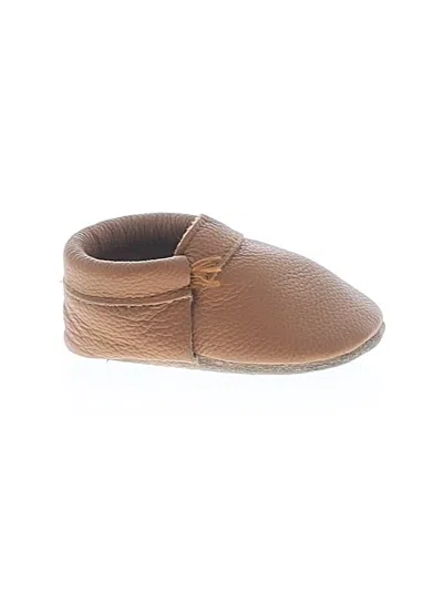Pre-owned Birdrock Baby Kids' Booties In Brown