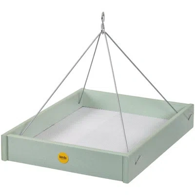 Birds Choice Hanging Platform Bird Feeder In Sea Salt Recycled Plastic