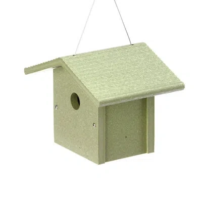 Birds Choice Recycled Plastic 6.5 In X 8.88 In X 6.5 In Birdhouse In Green