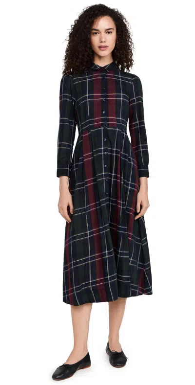 Birds Of Paradis Emmelie Dress Chalet Plaid