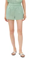 Birds Of Paradis Lucy Shorts Pistachio Gingham In Pistachio Gingham