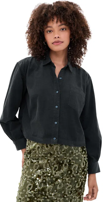 Birds Of Paradis Nessa Button Down Shirt Deep Teal