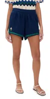 Birds Of Paradis Rhea Shorts Blue In Blue