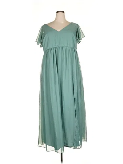 Pre-owned Birdy Grey Casual Dress In Green