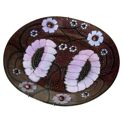 Pre-owned Birger Kaipiainen Unique Stoneware Platter By  For Arabia, Finland, 1960/70s In Black