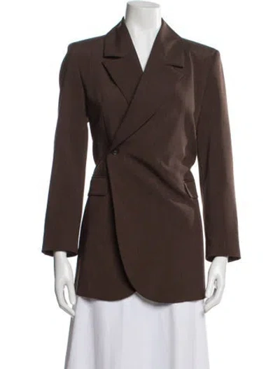 Pre-owned Birgitte Herskind Blazer In Brown