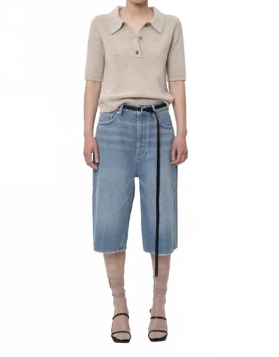 Birgitte Herskind Emily Jeans Short In Indigo In Blue