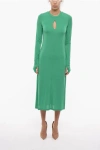 Birgitte Herskind Long Sleeve Luna Dress With Cut-out Detail