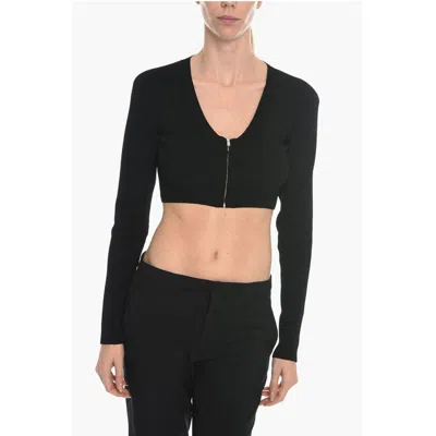 Birgitte Herskind Vanessa Hong Crop Miss Cardigan With V-neck And Front Closur
