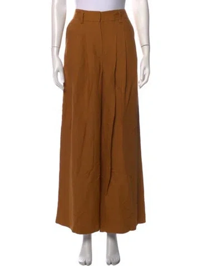 Pre-owned Birgitte Herskind Wide Leg Pants In Brown