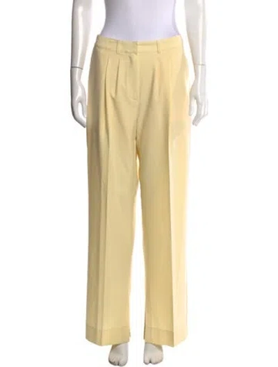 Pre-owned Birgitte Herskind Wide Leg Pants In Neutrals
