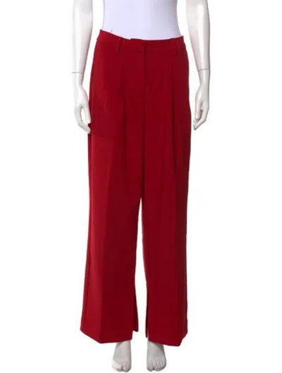 Pre-owned Birgitte Herskind Wide Leg Pants In Red