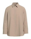 Birgitte Herskind Herskind Woman Jacket Camel Size 10 Recycled Polyester, Elastane In Beige