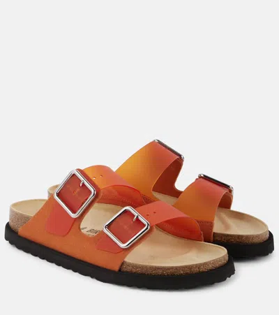 Birkenstock 1774 Arizona Pvc Sandals In Orange