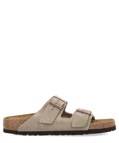 Birkenstock 1774 Arizona Sandals In Beige