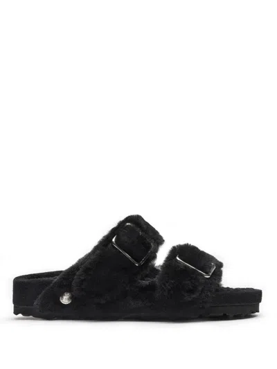 BIRKENSTOCK ARIZONA SHEARLING SANDALS