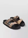 Birkenstock 1774 Arizona Snake Sandals Natural Snake Brown
