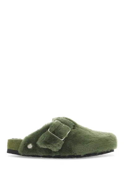 Birkenstock 1774 Boston Shearling Birenstock 1774 In Green