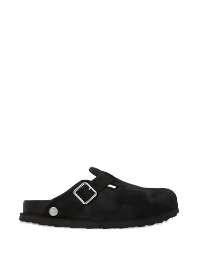 Birkenstock 1774 Boston Mules In Black