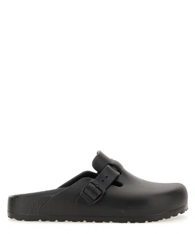 Birkenstock 1774 Boston Mules In Black