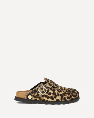 Birkenstock 1774 Boston Pony Hair Mules In Multi