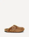 Birkenstock 1774 Boston Shearling Mules In Brown