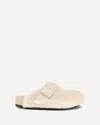 Birkenstock 1774 Boston Shearling 1774 Clogs Cream In Multi