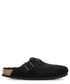 Birkenstock 1774 Boston Slippers In Black