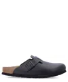 Birkenstock 1774 Boston Slippers In Black