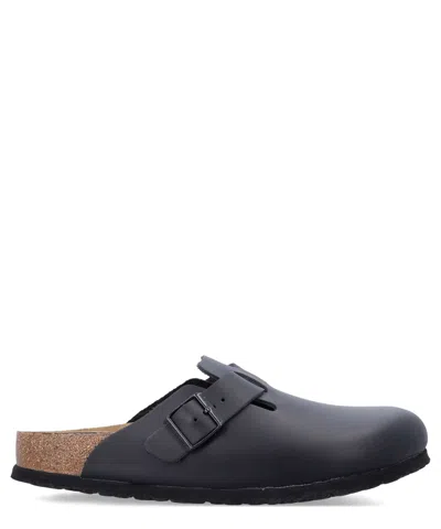 Birkenstock 1774 Boston Slippers In Black