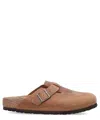 Birkenstock 1774 Boston Slippers In Brown