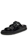 Birkenstock 1774 Florida Slides Black In Black