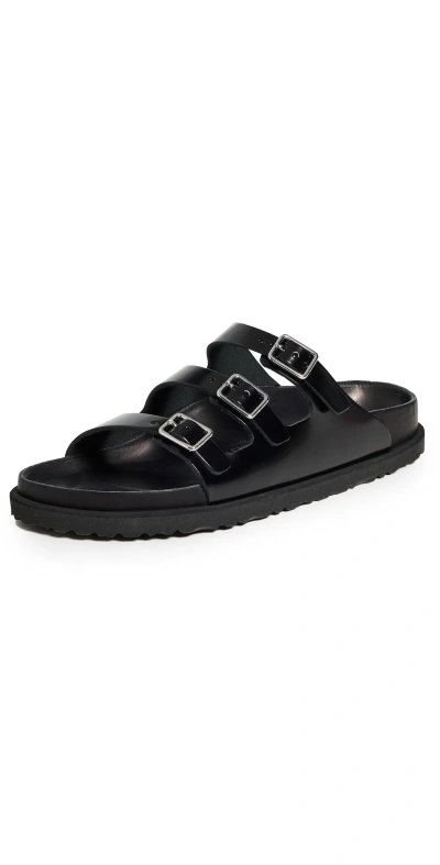 Birkenstock 1774 Florida Slides Black