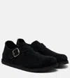 Birkenstock 1774 London Suede Shoes In Black