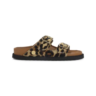 Birkenstock 1774 Mules Brown In Animal Print